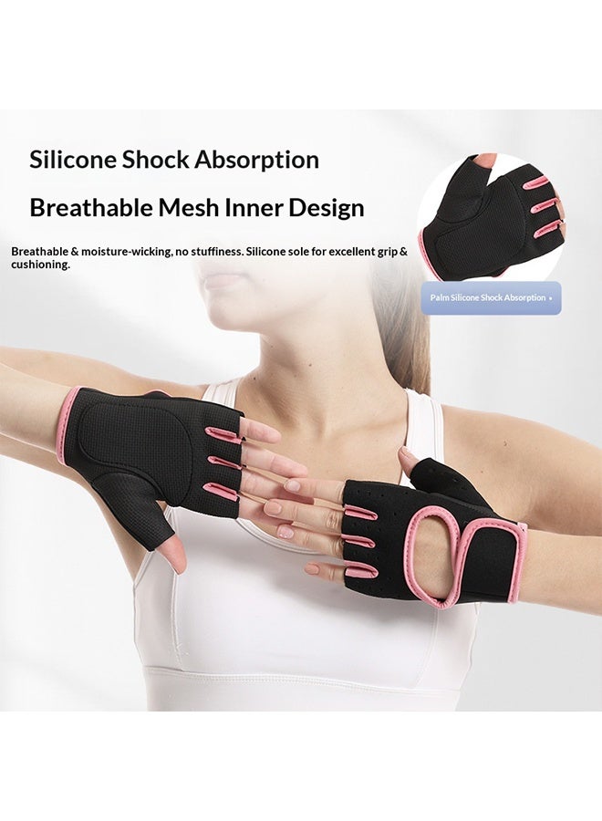 RESONIX Workout Gloves – Breathable Half-Finger Weight Lifting Gloves for Men & Women, Adjustable Velcro Exercise Gloves for Gym Training, Pull-Ups, Fitness, Cross Training & Home Workout - Image 5